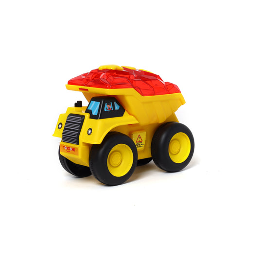Dumper King Truck | Friction Toy | Unbreakable Dumper Toy | Push and Go | Crawling Toy | Made in India | For kids 2+ year