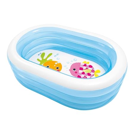 Intex Oval Whale Fun Pool for Kid, Multicolor