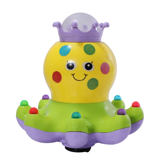Funny Crab Bump N Go | Lights & Sound | Musical Baby Toy | Baby Dance Toy | Active Play Toy | Battery Operated Toy | Educational Toy for Infants | Infant Sensory Play Toy | For New Born & Toddlers