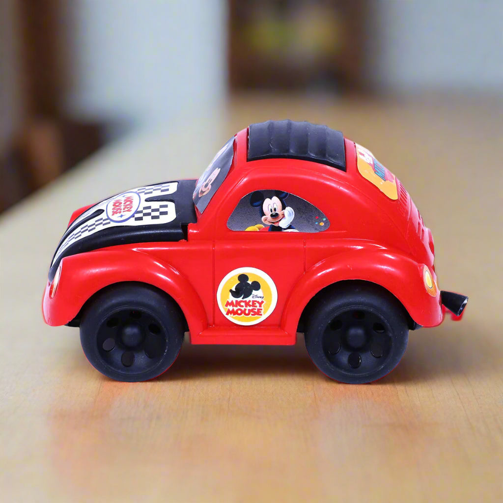 Ben10 & Mickey Mouse Pull String Car | Crib & Stroller Toy