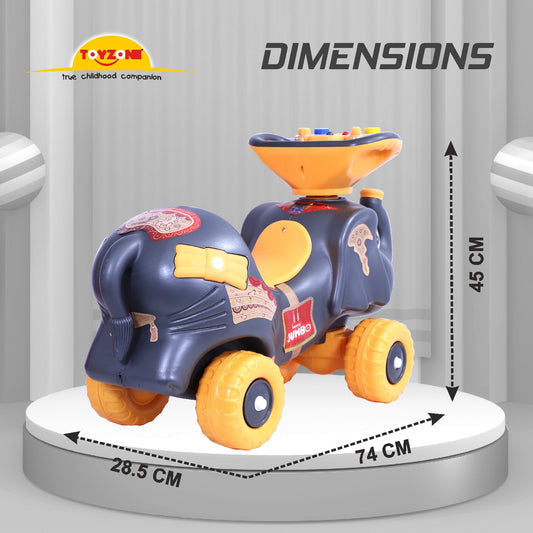 Click to see full view Toyzone Happy Jumbo-50827 | Baby Car | Kids Car | Toy Car| Push Car| Swing Car| Ride on Car with Horn