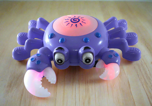 Dancing Crab Bump 'N' Go | Lights & Sound | Musical Baby Toy | Baby Dance Toy | Active Play Toy | Battery Operated Toy | Educational Toy for Infants | Infant Sensory Play Toy | For New Born & Toddlers