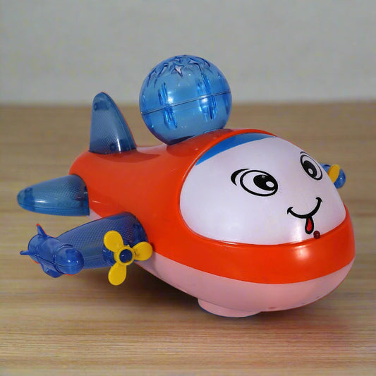 Skyhawk Airplane Bump 'N' Go | Lights & Sound | Musical Baby Toy | Baby Plane Toy | Active Play Toy | Battery Operated Toy | Educational Toy for Infants | Infant Sensory Play Toy | For New Born & Toddlers