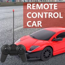 Load image into Gallery viewer, Mini Pro RC Car - Red | 27 Mhz Fully Functionable | 1:24 Scale | Battery & Charger Cable | Range upto 25m | Luminous Headlight | Perfect Tyre Grip | For Age 4+ Years