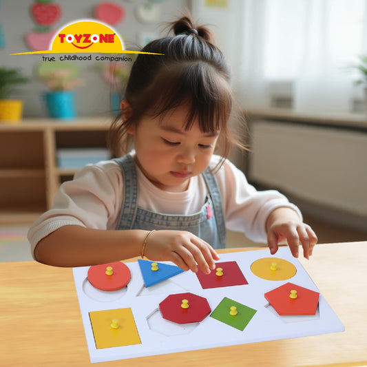 Puzzle Wooden Shapes Set