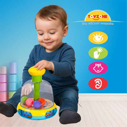 Baby Star Push & Spin | Baby Spinning Toy | Toddler Grasping Toy | Baby Activity Toy | Engaging Baby Spin Toy |  For Toddlers