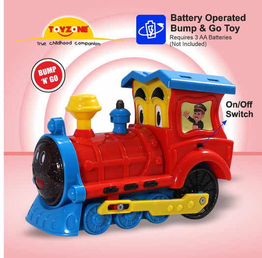 Cartoon Train Bump & G0