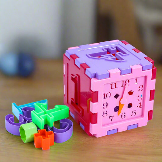 My First Cubie | Early learning cube toy | Interactive learning toy | Shape sorting toy | Multi-functional educational cube | Play and learn Activity cube | Tactile learning toy | Early childhood development toys for toddlers