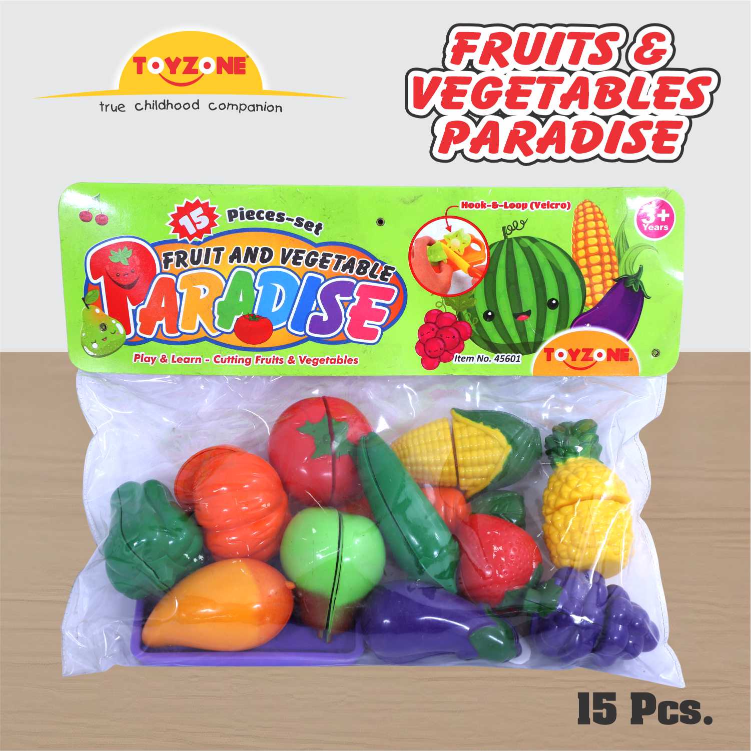 Paradise Fruits Vegetables 15Pcs Fruit vegetable toy set