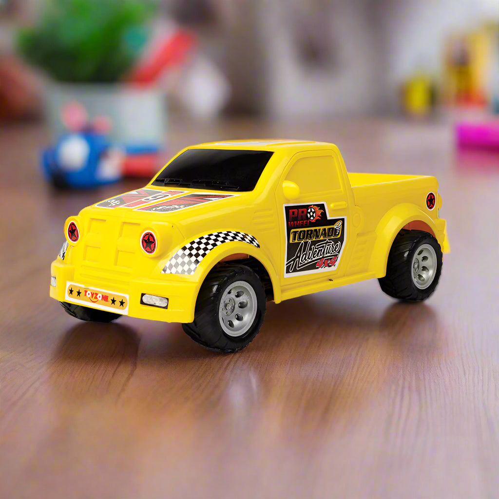 Tornado Racing Car Friction Powered Toy Unbreakable Toy Push