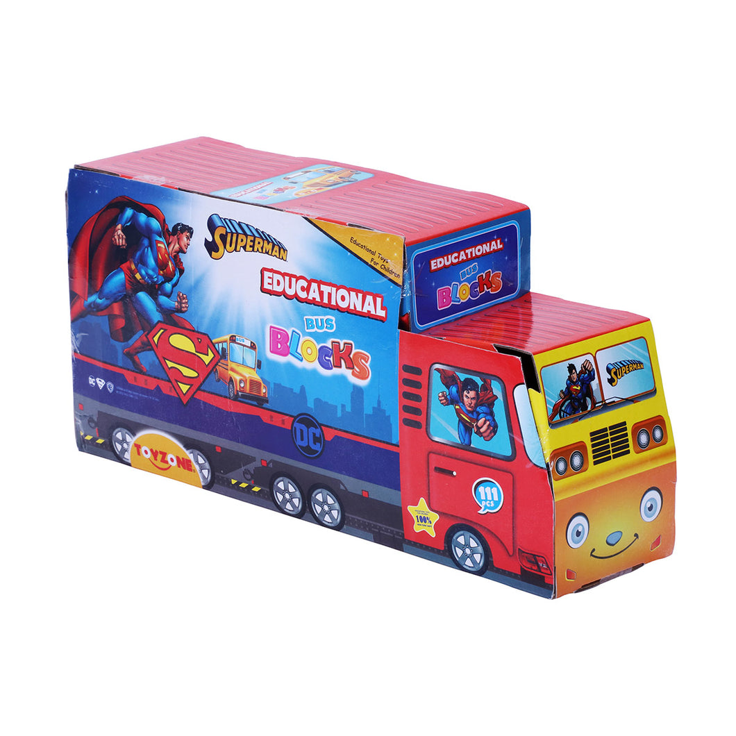 Superman Educational Bus Blocks (111pcs)