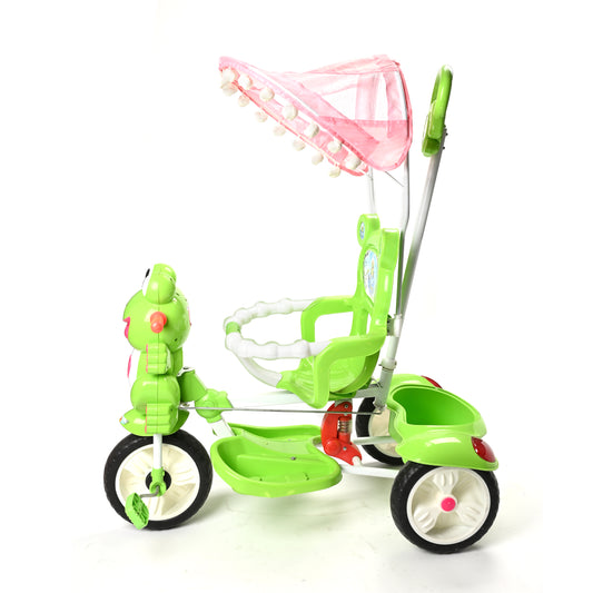Lovely Frog Tricycle Lovely Frog Tricycle 92520| Cycle with Parent Handle | Baby Cycle | Tricycle for Kids  | Baby Tricycle | Trike Cycle| Rubber Wheel | For Kids 2+ years (Copy) (Copy)