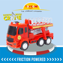 Load image into Gallery viewer, Elevator Rescue Crane | Friction Powered Toy | Unbreakable Toy | Push and Go | Made in India | For kids 3+ year
