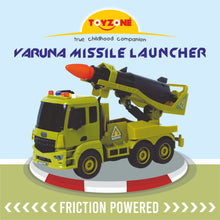 Load image into Gallery viewer, Varuna Missile Launcher | Friction Powered Toy | Unbreakable Toy | Missile Launcher Toy Truck | Push and Go | Made in India | For kids 3+ year
