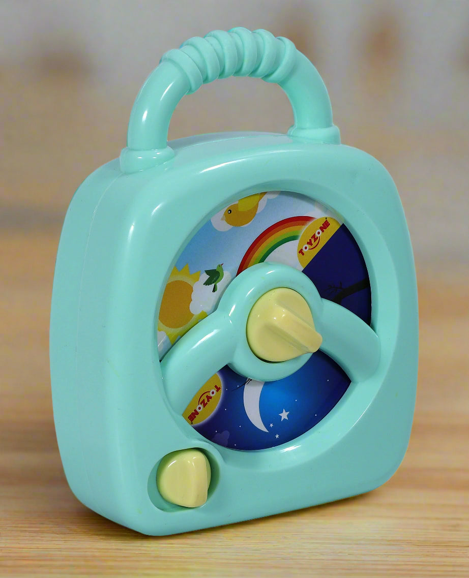 Moon Musical Pull String Baby Rattle Toy Baby Development Toy