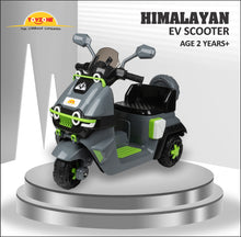 Load image into Gallery viewer, Himalayan Electric Scooter - Grey | Rechargeable Scooty | Powered by 6V &amp; 4.5 AH Battery | Ride-On Scooter | Kids Electric Scooty | For Kids 2+ Years
