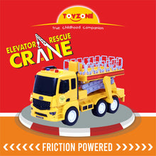 Load image into Gallery viewer, Elevator Crane | Friction Powered Toy | Unbreakable Toy | Push and Go | Made in India | For kids 2+ year
