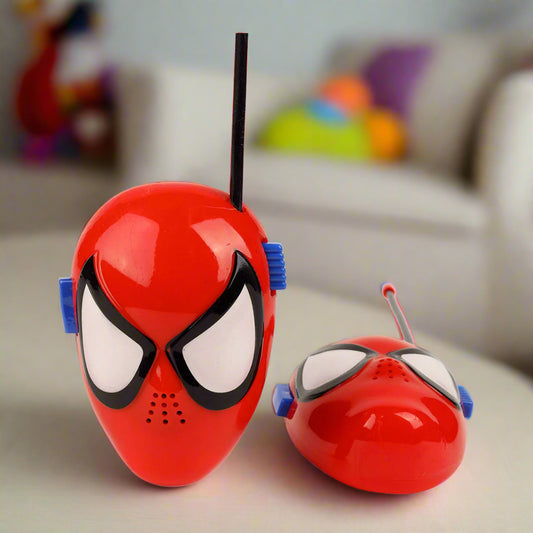Spiderman Walkie Talkie | Kids communication Toy | Durable two-way Radios | Playtime gadgets | Interactive walkie talkies | Portable kids radios | Fun radios for kids | Wireless toys | For 3+ Years