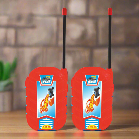 Hot Wheel Walkie Talkie | Kids communication Toy | Durable two-way Radios | Playtime gadgets | Interactive walkie talkies | Portable kids radios | Fun radios for kids | Wireless toys | For 3+ Years