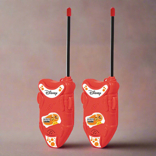 Mickey Mouse Walkie Talkie | Kids communication Toy | Durable two-way Radios | Playtime gadgets | Interactive walkie talkies | Portable kids radios | Fun radios for kids | Wireless toys | For 3+ Years