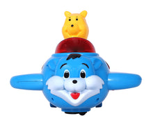 Load image into Gallery viewer, Bear In Plane Bump &#39;N&#39; Go | Lights &amp; Sound | Musical Baby Toy | Baby Dance Toy | Active Play Toy | Battery Operated Toy | Educational Toy for Infants | Infant Sensory Play Toy | For New Born &amp; Toddlers
