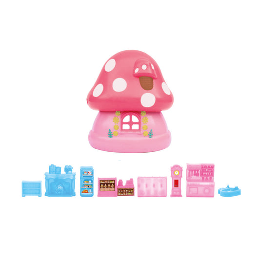 Ruby Mini Doll House Single Pcs. | Girls Role Playset | Pretend Play | Doll House with Furniture | Dollhouse Accessories | Imaginative Play | Playhouse | For Kids Age 3+ years