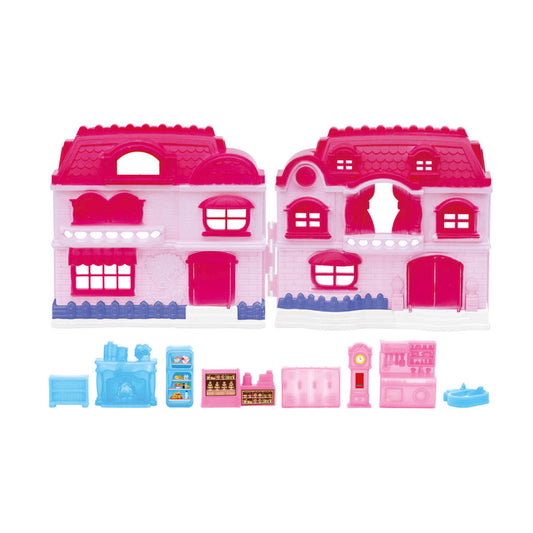 Lyla Mansion Doll House | Girls Role Playset | Pretend Play | Doll House with Furniture | Dollhouse Accessories | Imaginative Play | Playhouse | For Kids Age 3+ years