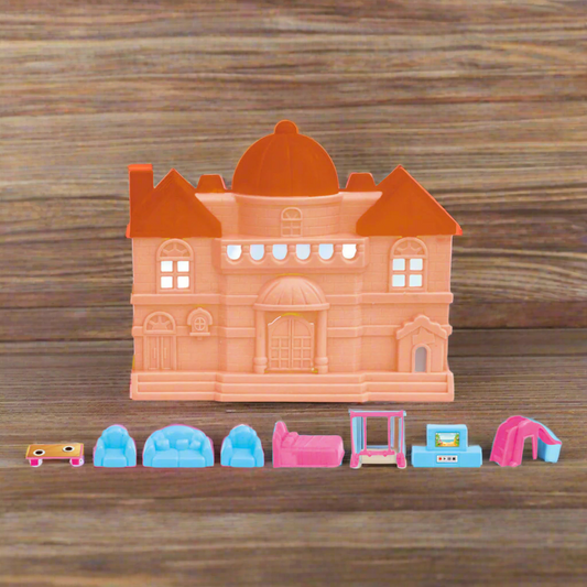 Stella Mansion Doll House | Girls Role Playset | Pretend Play | Doll House with Furniture | Dollhouse Accessories | Imaginative Play | Playhouse | For Kids Age 3+ years