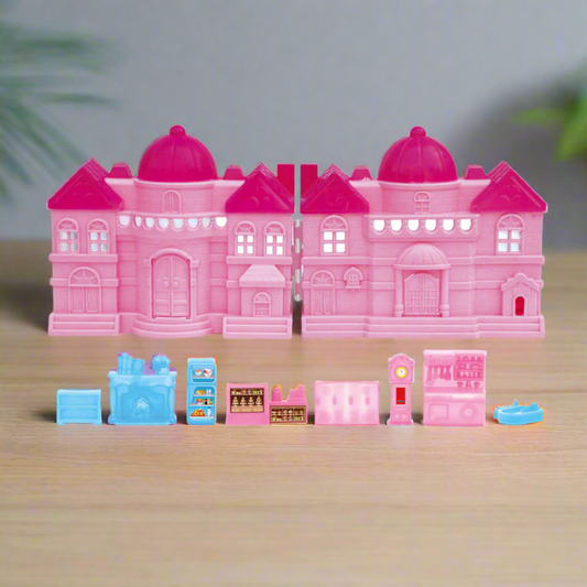 Zoye Mansion Doll House | Girls Role Playset | Pretend Play | Doll House with Furniture | Dollhouse Accessories | Imaginative Play | Playhouse | For Kids Age 3+ years