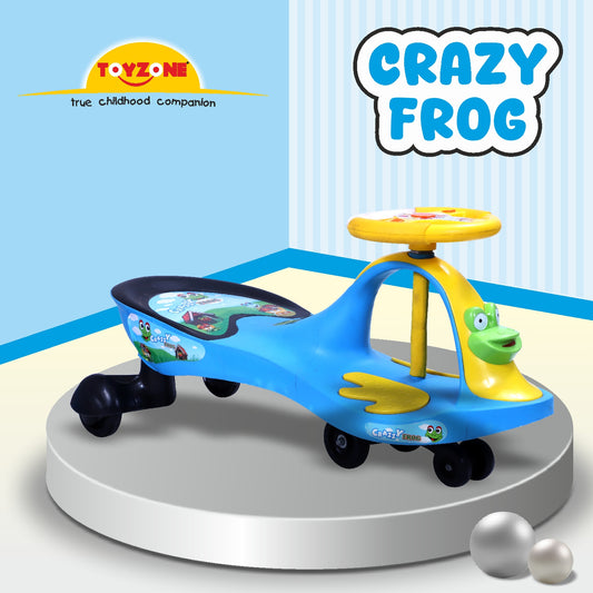Crazy Frog Deluxe Magic Car | Ride-on car | Swing car | kids toy car | Comfortable Seat | Elegant Design | Twister Ride on | Pedal-free car | For kids 3+ years