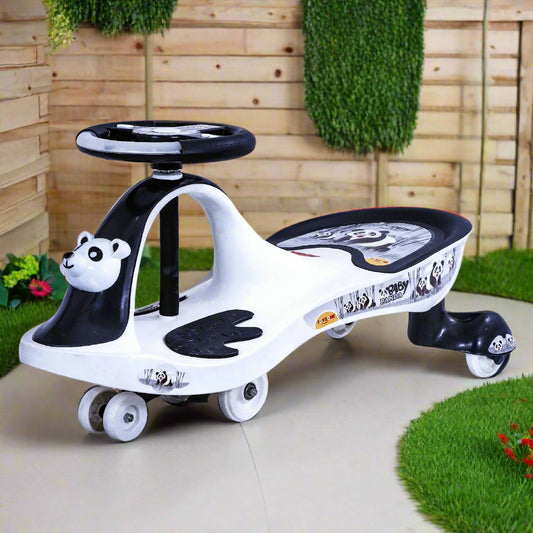 Baby Panda Magic Car | Ride-on car | Swing car | kids toy car | Comfortable Seat | Elegant Design | Twister Ride on | Pedal-free car | For kids 3+ years