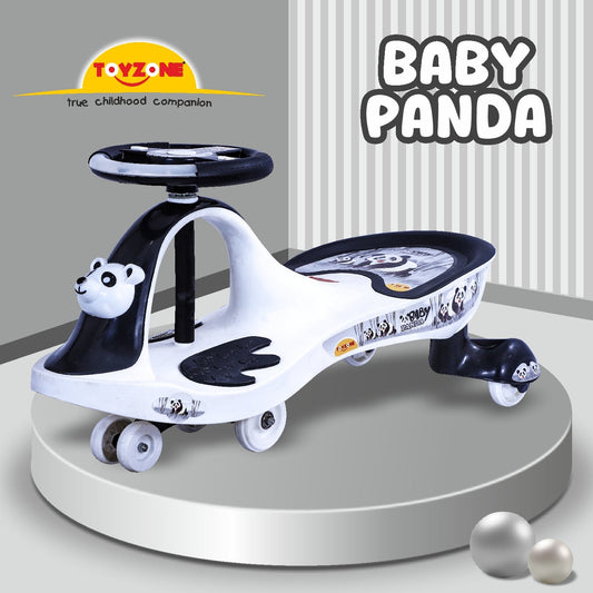 Baby Panda Magic Car | Ride-on car | Swing car | kids toy car | Comfortable Seat | Elegant Design | Twister Ride on | Pedal-free car | For kids 3+ years