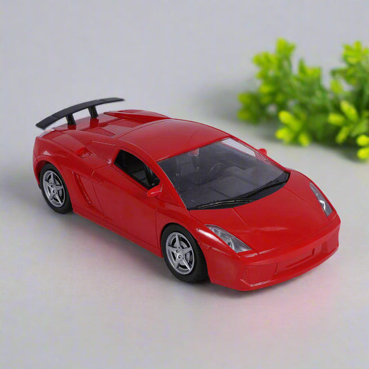 Vegga RC Car - Red | 27 MHz Fully Functionable | 1:24 Scale | Battery & Charger Cable | Range upto 25m | Luminous Headlight | Perfect Tyre Grip | For Age 4+ Years