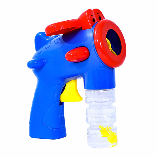 Little Pilot Bubble Gun | Bubble Gun Toy | Bubble Blower | Bubble maker for Kids | Portable Bubble Machine | Outdoor & Indoor activity toy | Music with Soft Light | Colorful Bubbles | Cool bubble toy | For kids age 3+ years