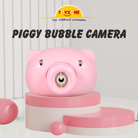 Bubble Camera Pig  | Bubble Camera Blower | Portable Bubble Machine | Camera Model | Cool bubble toy | For kids age 3+ years