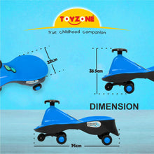 Load image into Gallery viewer, Little Champ Magic Car - Blue | Swing Car | Kids Toy Car | Comfortable Seat | Elegant Design | Twister Ride on | Pedal-free car | Push Car | Twist Car | For Kids 3+ Years
