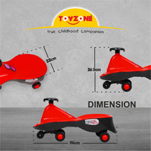 Load image into Gallery viewer, Little Champ Magic Car - Red | Swing Car | Kids Toy Car | Comfortable Seat | Elegant Design | Twister Ride on | Pedal-free car | Push Car | Twist Car | For Kids 3+ Years
