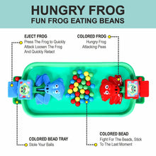 Load image into Gallery viewer, Hungry Frog Eat Beans Game - 2 Players | Kids interactive game | Family game | No battery toy | Fast-paced kids game | Bean launching game | Board Game | For kids 5+ Years
