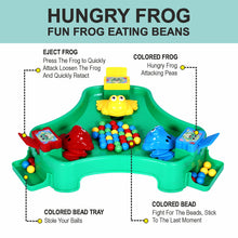 Load image into Gallery viewer, Hungry Frog Eat Beans Game - 3 Players | Kids interactive game | Family game | No battery toy | Fast-paced kids game | Bean launching game | Board Game | For kids 5+ Years
