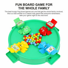 Load image into Gallery viewer, Hungry Frog Eat Beans Game - 4 Players | Kids interactive game | Family game | No battery toy | Fast-paced kids game | Bean launching game | Board Game | For kids 5+ Years
