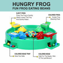 Load image into Gallery viewer, Hungry Frog Eat Beans Game - 4 Players | Kids interactive game | Family game | No battery toy | Fast-paced kids game | Bean launching game | Board Game | For kids 5+ Years
