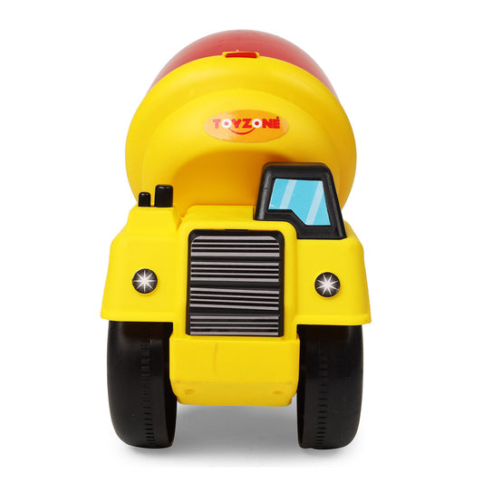 Concrete Mixer Concrete MixerKing Truck | Friction Toy | Unbreakable Concrete Mixer Toy | Push and Go | Crawling Toy | Made in India | For kids 2+ year