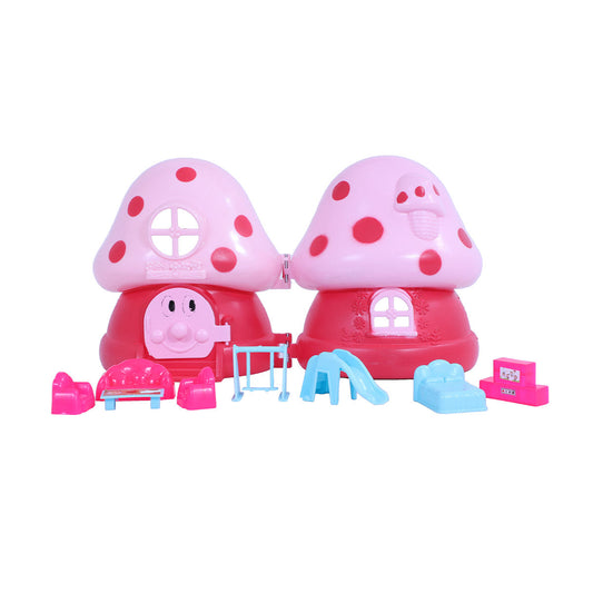 Nova Twin Doll House | Girls Role Playset | Pretend Play | Doll House with Furniture | Dollhouse Accessories | Imaginative Play | Playhouse | For Kids Age 3+ years