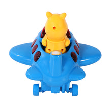 Load image into Gallery viewer, Bear In Plane Bump &#39;N&#39; Go | Lights &amp; Sound | Musical Baby Toy | Baby Dance Toy | Active Play Toy | Battery Operated Toy | Educational Toy for Infants | Infant Sensory Play Toy | For New Born &amp; Toddlers
