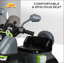 Load image into Gallery viewer, Himalayan Electric Scooter - Grey | Rechargeable Scooty | Powered by 6V &amp; 4.5 AH Battery | Ride-On Scooter | Kids Electric Scooty | For Kids 2+ Years
