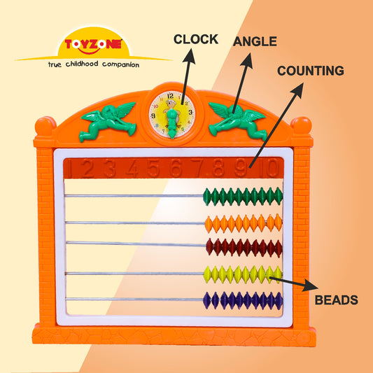 3-in-1 Counting Abacus | Abacus for kids | Early learning abacus | Educational toys for preschoolers | Children's counting abacus | Learning abacus for kids | Abacus for preschool learning