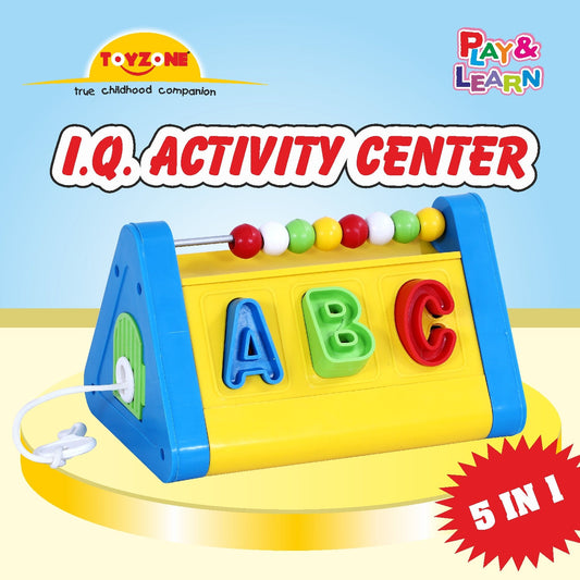 IQ Acitivity Center | Shape sorter block toy |  Abacus for kids |  Kids counting toy | Educational toy |  Creative learning toy |  Early math skills toy | For Preschoolers