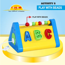 Load image into Gallery viewer, IQ Acitivity Center | Shape sorter block toy |  Abacus for kids |  Kids counting toy | Educational toy |  Creative learning toy |  Early math skills toy | For Preschoolers
