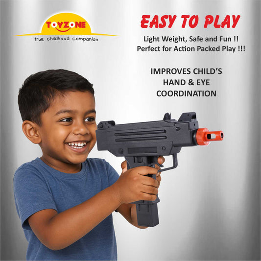 Blaster Gun | Shooting Gun | Role Play Toy | Compact Toy Gun | Imaginative Play Gun | For Kids 3+ years