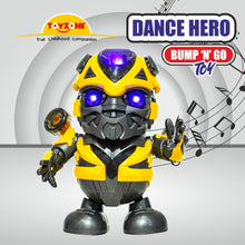 Load image into Gallery viewer, Bumble Bee Dance Hero Bump &#39;N&#39; Go | Lights &amp; Sound | Musical Baby Toy | Baby Dance Toy | Active Play Toy | Battery Operated Toy | Educational Toy for Infants | Infant Sensory Play Toy | For New Born &amp; Toddlers
